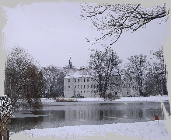 Schlo Frstlich Drehna im Winter